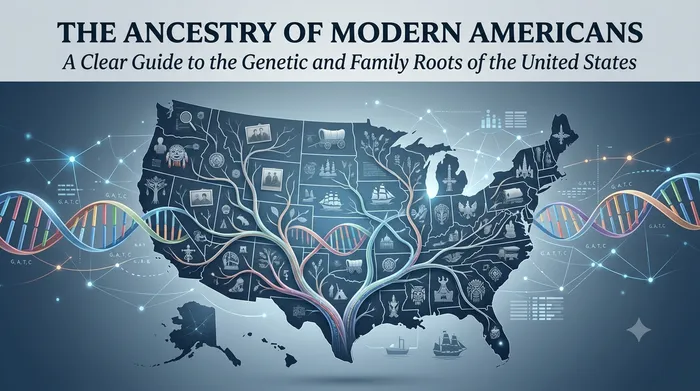 The Ancestry of Modern Americans: A Clear Guide to the Genetic and Family Roots of the United States