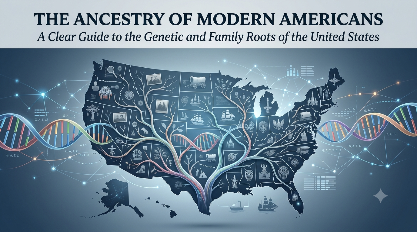 The Ancestry of Modern Americans: A Clear Guide to the Genetic and Family Roots of the United States - My rOoOts family tree