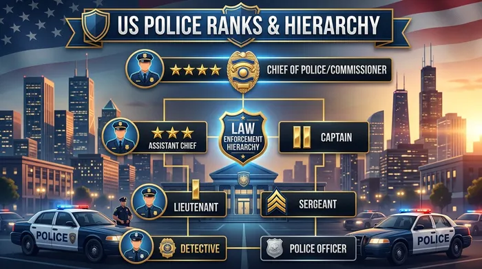U.S. Police Ranks Explained: From Officer to Chief