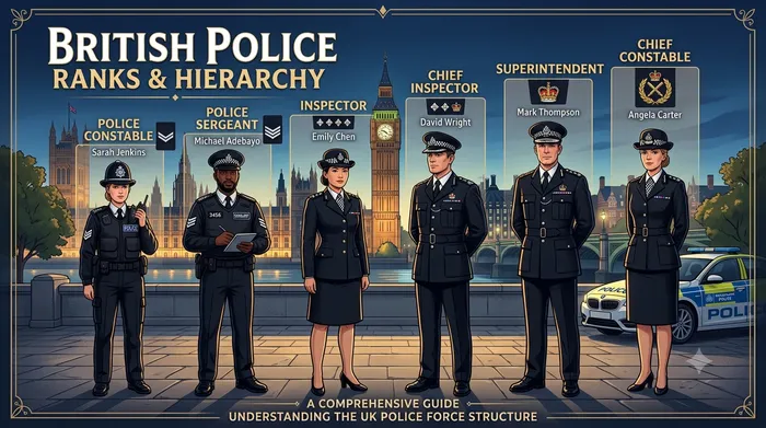 British Police Ranks Explained: Constable to Chief Constable