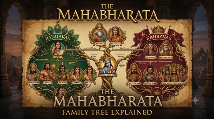 The Mahabharata Family Tree Explained: Kuru, Pandava and Kaurava Lineage