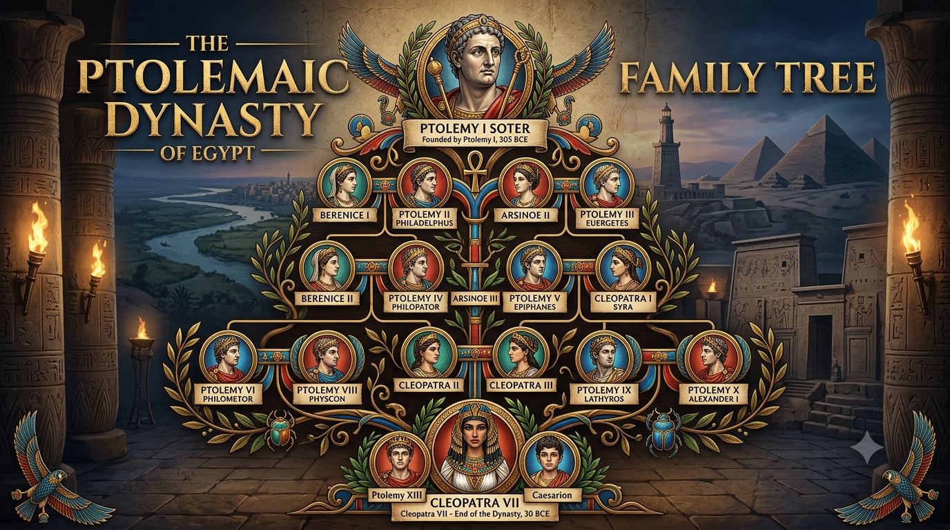 The Ptolemaic Dynasty Family Tree of Egypt - My rOoOts family tree