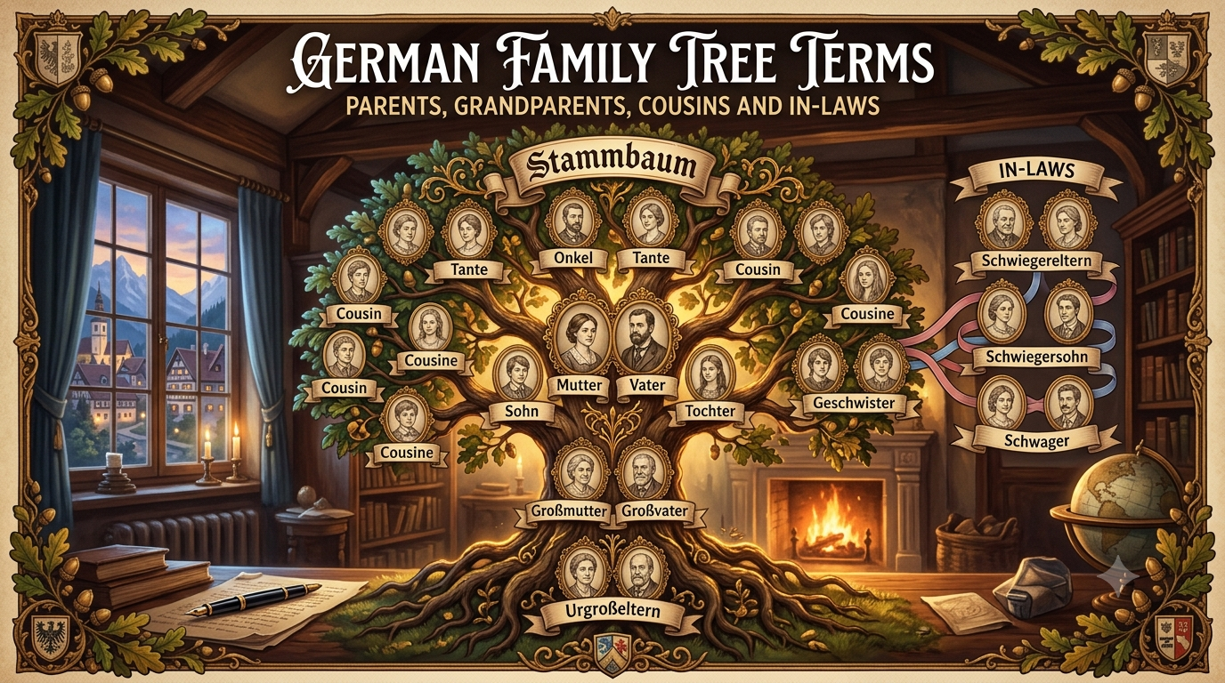 German Family Tree Terms: Parents, Grandparents, Cousins and In-Laws - My rOoOts family tree