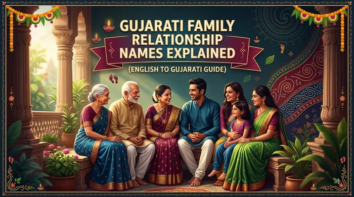 Gujarati Family Relationship Names Explained (English to Gujarati Guide)
