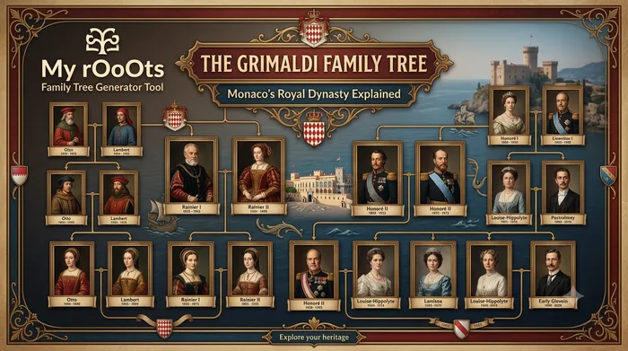 The Grimaldi Family Tree: Monaco's Royal Dynasty Explained - My rOoOts family tree
