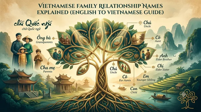 Vietnamese Family Relationship Names Explained (English to Vietnamese Guide)