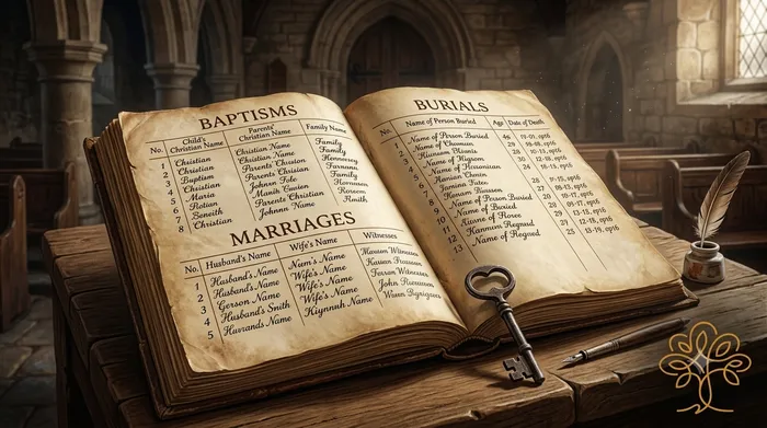 Parish Records Explained: Baptism, Marriage, and Burial Registers