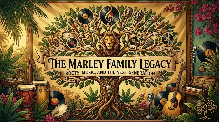 The Marley Family Tree: Bob Marley's Children, Grandchildren and Musical Legacy - My rOoOts family tree