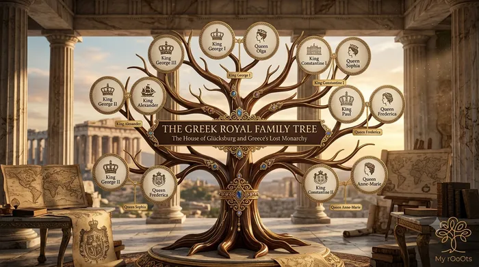 The Greek Royal Family Tree: The House of Glucksburg and Greece's Lost Monarchy
