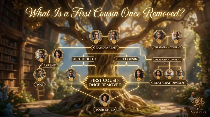 What Is a First Cousin Once Removed? (With Relationship Chart)