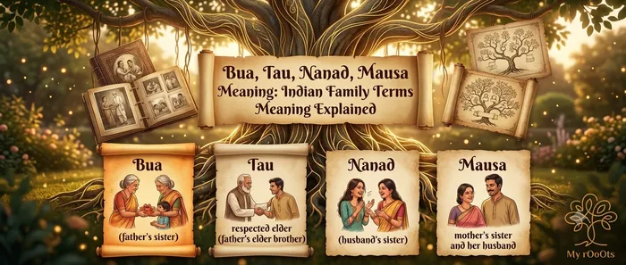 Bua, Tau, Nanad, Mausa Meaning: Indian Family Terms Meaning Explained