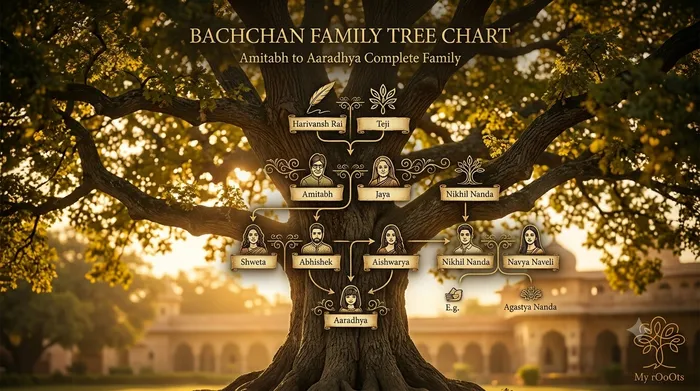 Bachchan Family Tree Chart: Amitabh to Aaradhya Complete Family