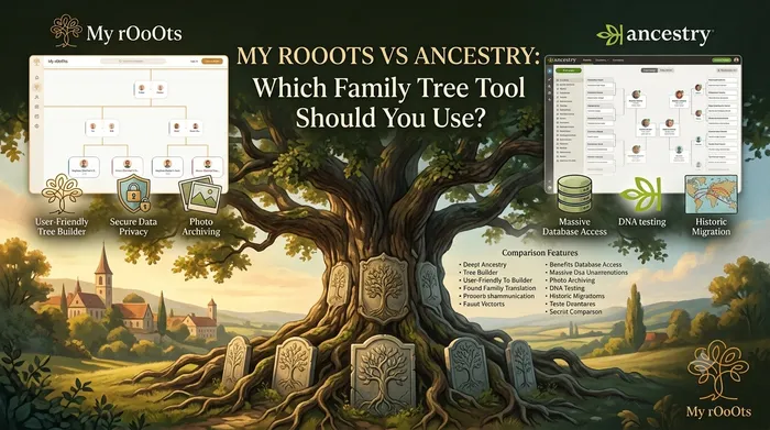 MyRooots vs Ancestry: Which Family Tree Tool Should You Use? - My rOoOts family tree