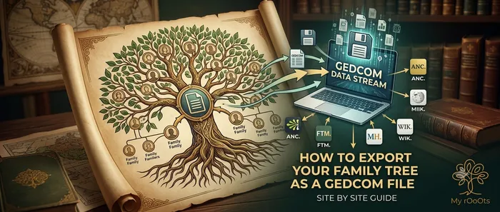 How to Export Your Family Tree as a GEDCOM File, Site by Site
