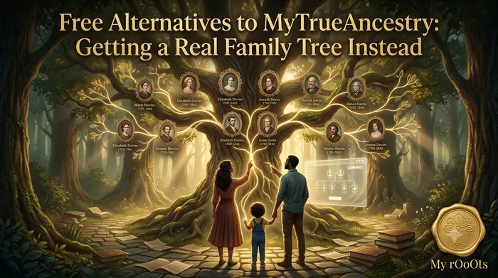 Free Alternatives to MyTrueAncestry: Getting a Real Family Tree Instead