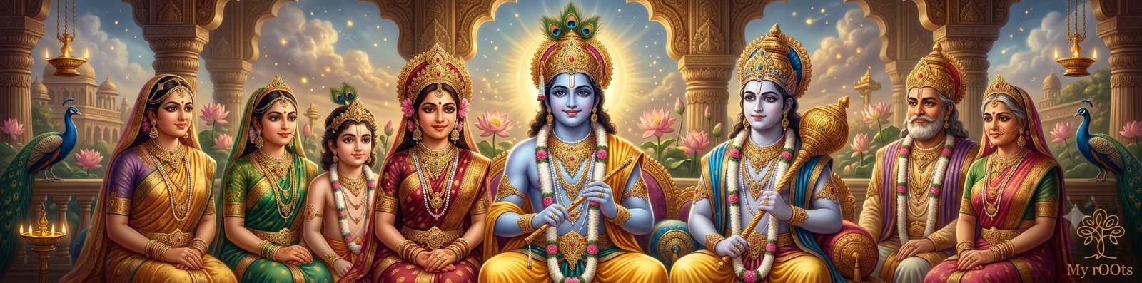 Lord Krishna Family Tree - Mahabharata