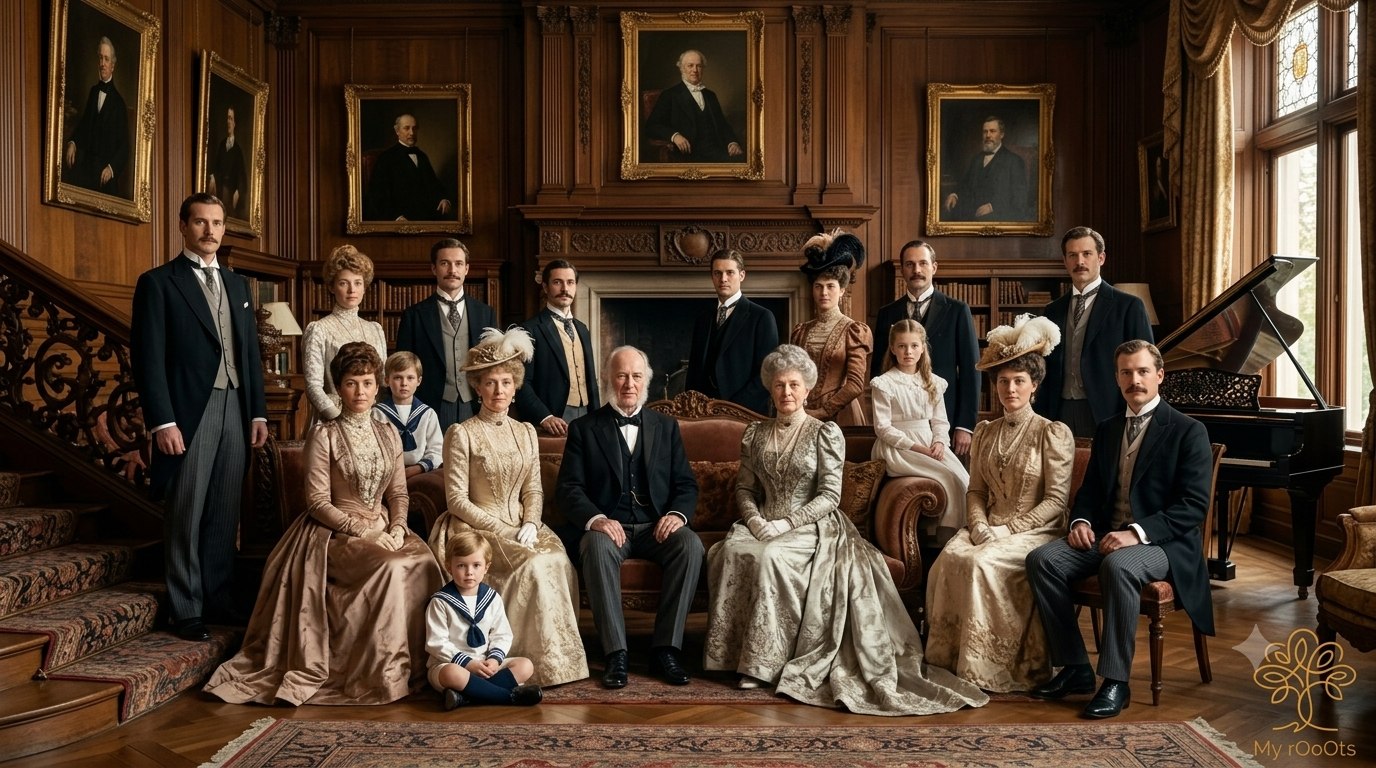 Vanderbilt Family Tree - America's Gilded Age Dynasty