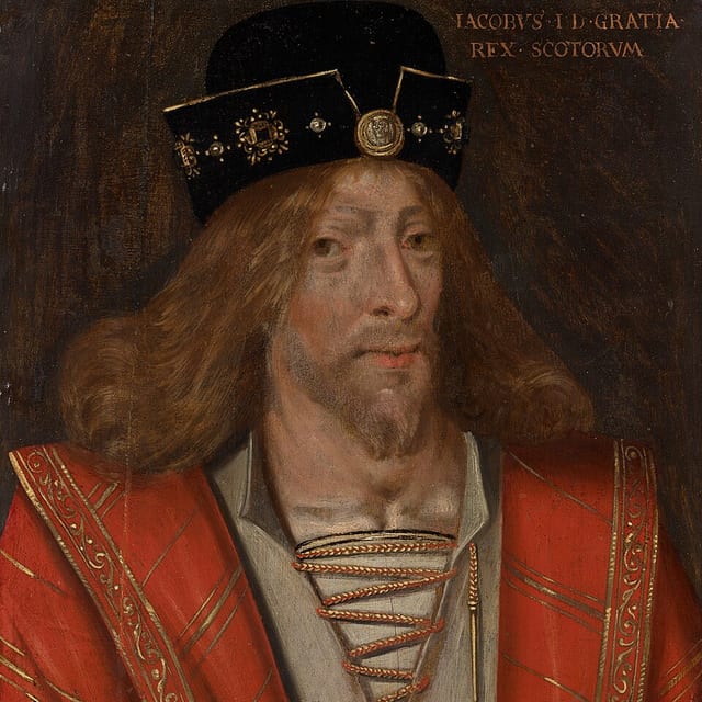 Portrait of James I Stewart