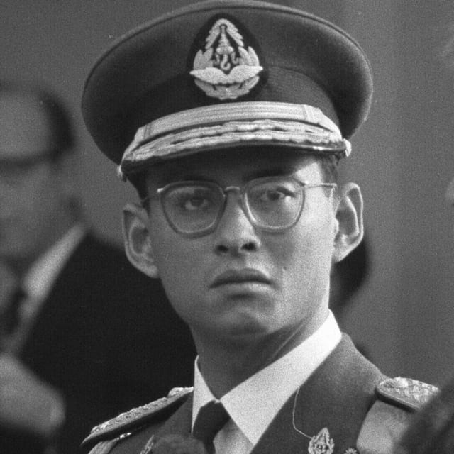 Portrait of Rama IX (Bhumibol Adulyadej) Chakri